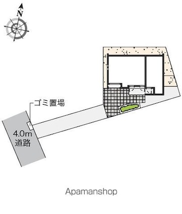 クレイノコーポ新井[1K/31.51m2]の配置図