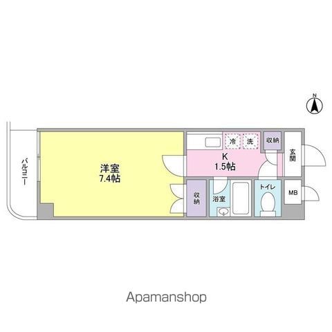 エステート目黒本町の間取り写真