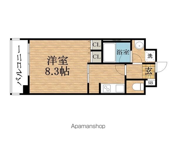 KDXレジデンス本町橋の間取り写真
