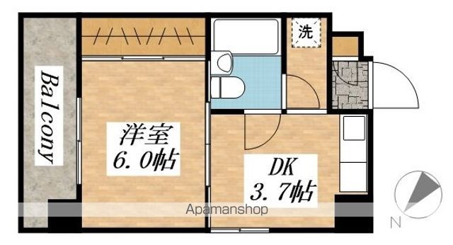 【ネオハイツ舞鶴ノールの間取り】