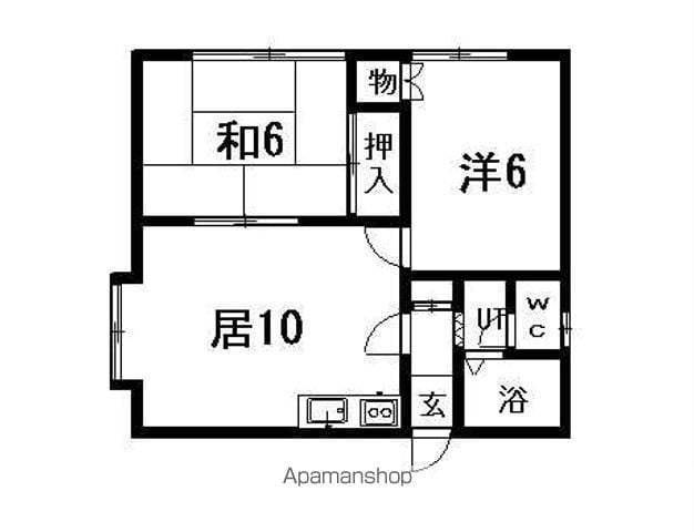 フロスティ月寒東の間取り写真
