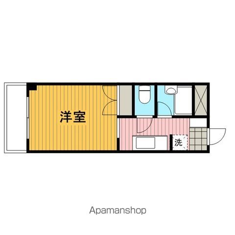 シャンブル南林間の間取り写真