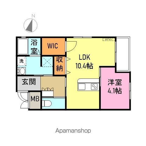 南町フラッツの間取り写真