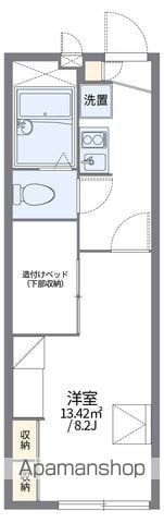 レオパレス白沢の間取り写真