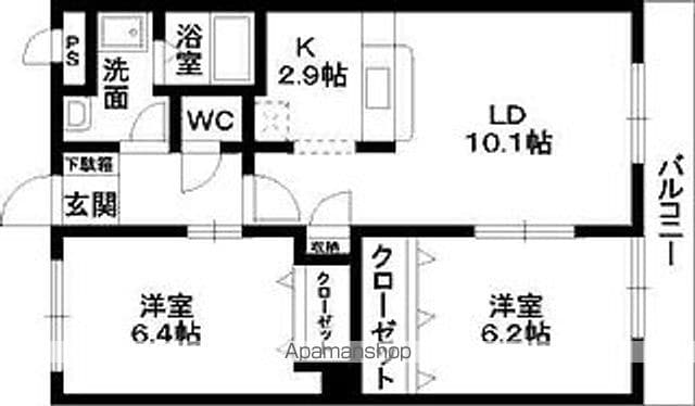 グランヴィア松江の間取り