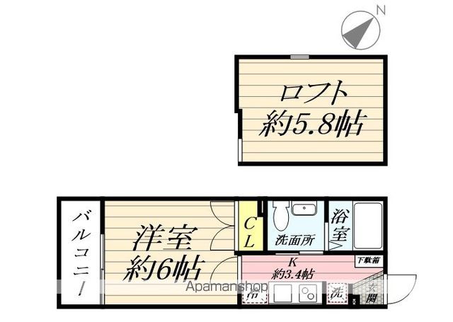 MERI佃野の間取り写真