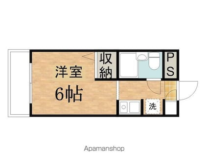 ジョイフル聖蹟桜ヶ丘[1R/17m2]の間取図