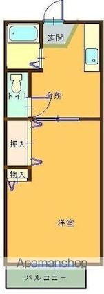 ディアスセフィーラ９５[1K/31.7m2]の間取図