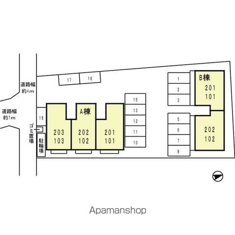 ＣＯＺＹ　ＣＯＵＲＴ　Ｂ棟 B101 ｜ 和歌山県海南市岡田189-2（賃貸アパート2LDK・1階・53.84㎡） その29