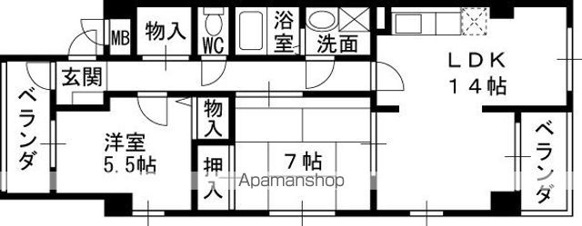 PLUMBER塚口の間取り写真