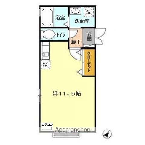 ブルースカイの間取り写真
