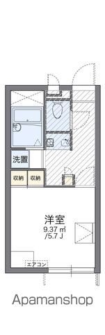 レオパレスグレイスコート六番館の間取り