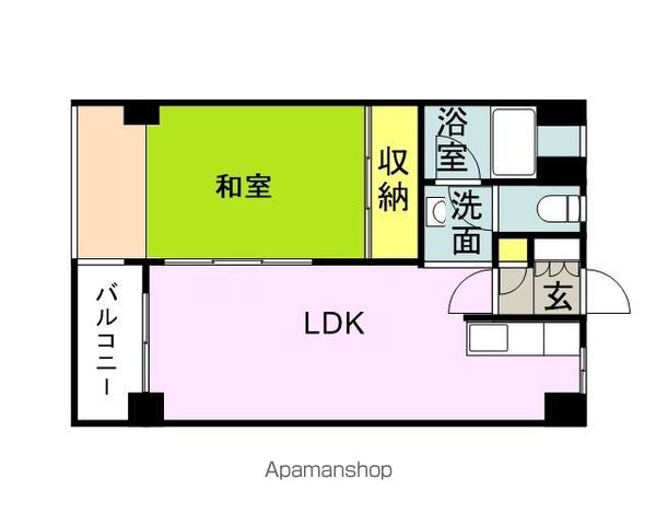 フドウ赤坂の間取り