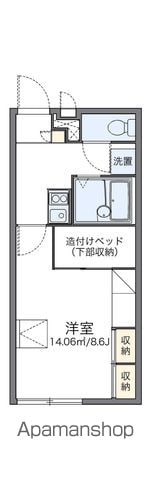 レオパレスプランドールの間取り写真