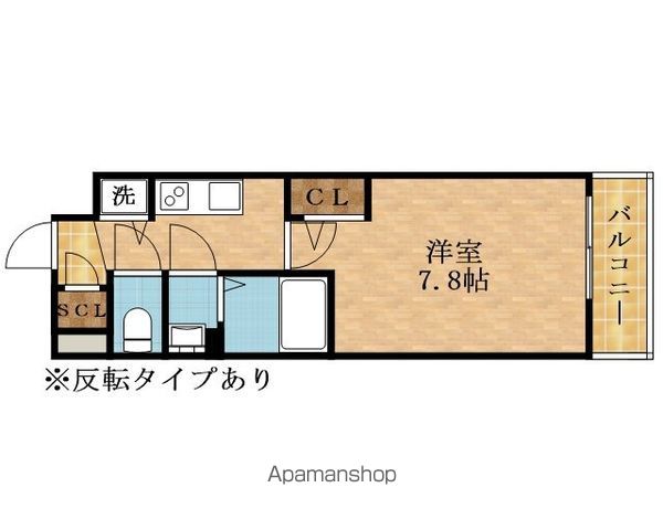 カーサレグラス城東セントラルの間取り写真