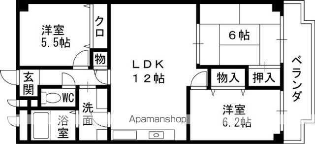 メゾンプレセアの間取り写真