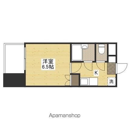 ＮＥＷ’Ｓ壱番館[1K/20.46m2]の間取図