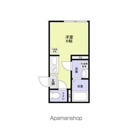 中野区若宮２丁目ＡＰ工事[1R/16.14m2]の間取図
