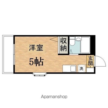 ハイツトーン[1R/15m2]の間取図