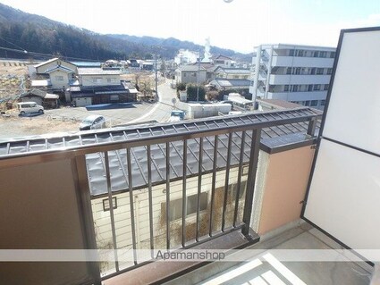 長野県松本市筑摩４丁目[2DK/43.74m2]のバルコニー