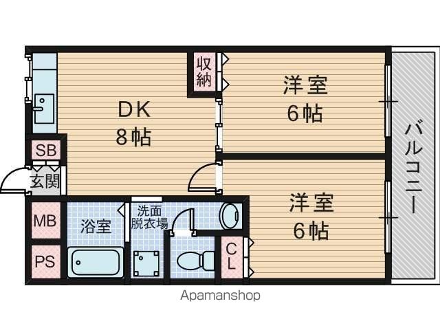 第3高光マンションの間取り写真