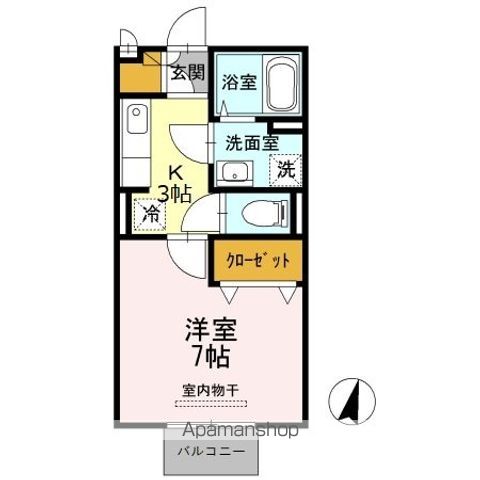 DーROOM南出島の間取り写真