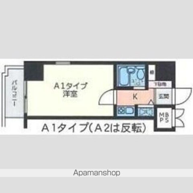 ＳーＦＯＲＴ錦糸町[1K/20.18m2]の間取図