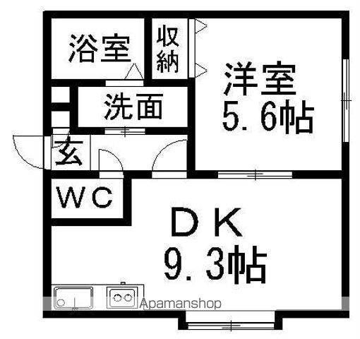 クレセール清田の間取り写真