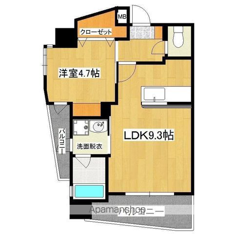 グランパルク梓館の間取り写真