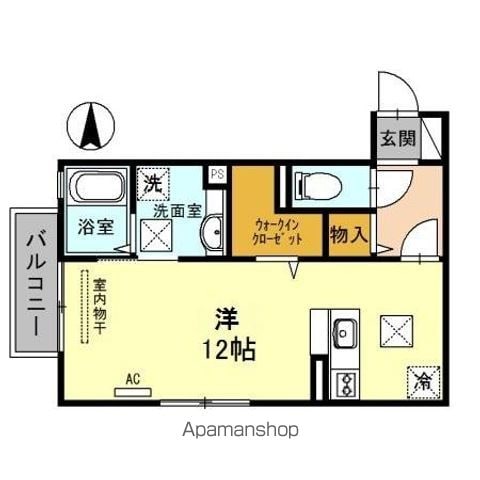DーROOM西小二里の間取り写真