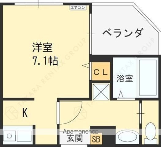 MELDIA大蓮Iの間取り写真
