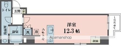 アムス四谷三丁目[1R/32.3m2]の間取図