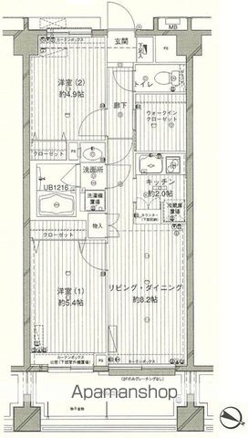コスモリード西馬込の間取り写真