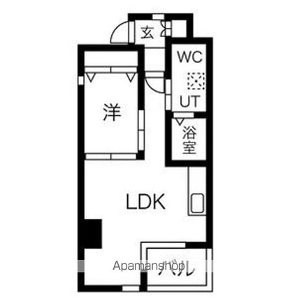 Ｔ・ＳＱＵＡＲＥ[1LDK/36.79m2]の間取図