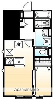 シャルール[1LDK/33.23m2]の間取図