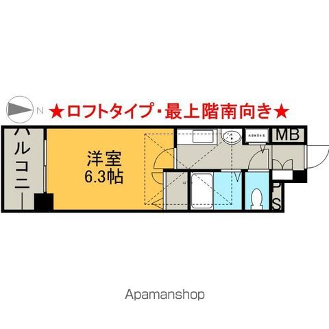 プレサンス大須観音駅前サクシードの間取り写真