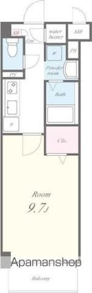 サンテ　アネックス[1K/31.04m2]の間取図