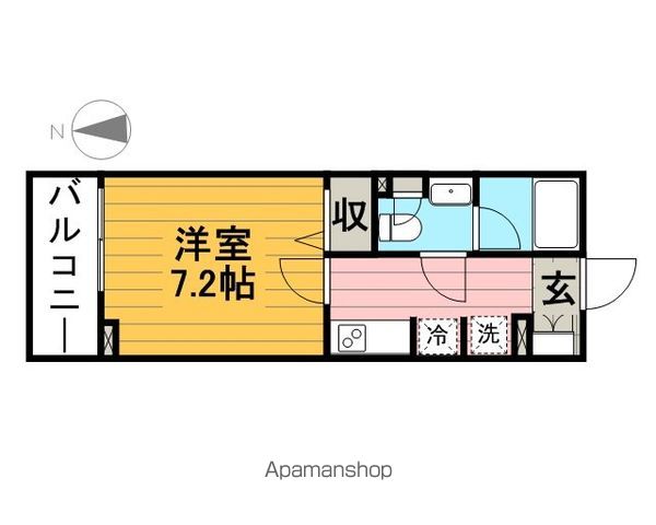 パークアクシス住吉の間取り写真