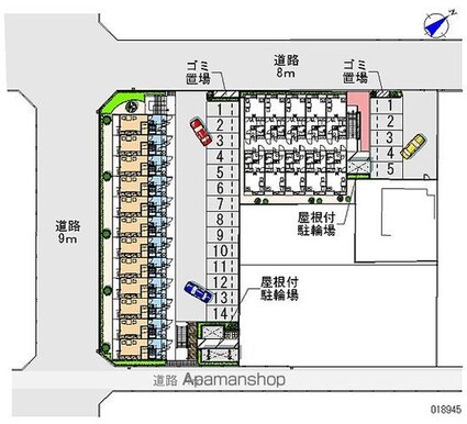 レオパレスＣｈａｍｂｒｅ　Ｓ[1K/23.18m2]の共用部3