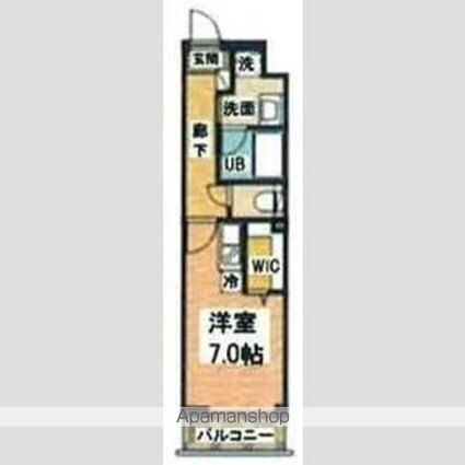 ＳーＦＯＲＴ船橋海神Ｅａｓｔ[1R/25.39m2]の間取図