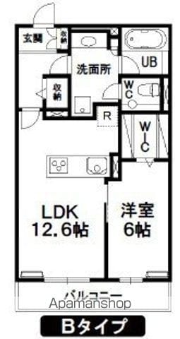 ヒルズレジデンシャルD20の間取り写真