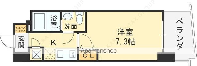 セレニテ京橋クレアの間取り写真