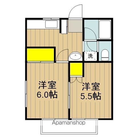 コーポネモトの間取り写真