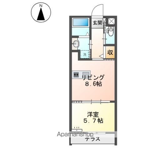 シャルムの間取り写真