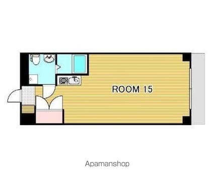 カローラ林町[1R/33.3m2]の間取図