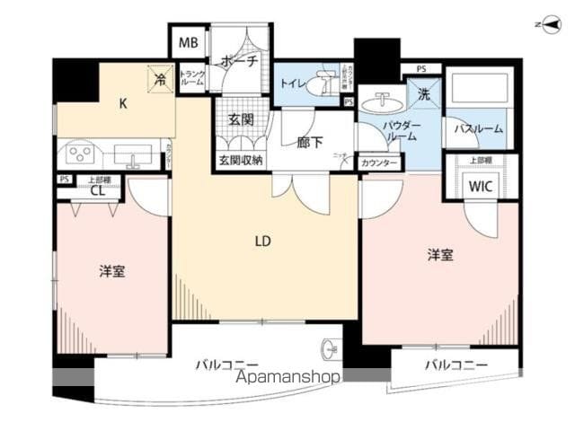 エステムコート谷町六丁目IIアクティーネの間取り写真