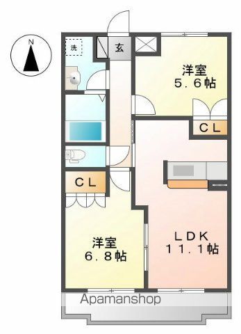 ラシーヌの間取り写真