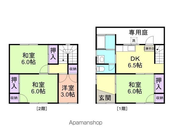 【和歌山市秋月のテラスの間取り】