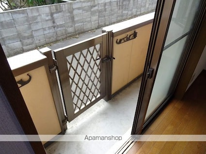 ハピネス銀杏町[1K/24.93m2]のバルコニー