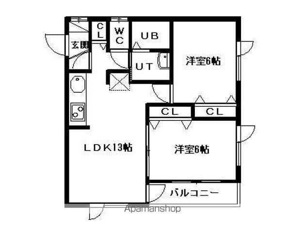 アワードN19の間取り写真